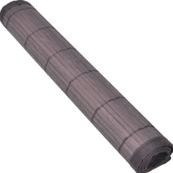 6 Bambus-Platzdeckchen 30 x 45 cm Dunkelbraun