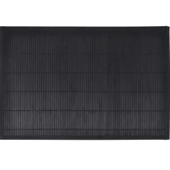 6 Bambus-Platzdeckchen 30 x 45 cm Schwarz