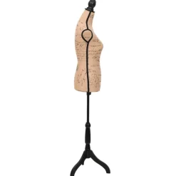 Damenbüste Schneiderpuppe Büste Torso Angezogen Mannequin Jute