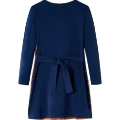 Kinderkleid mit Langen Ärmeln Marineblau 104