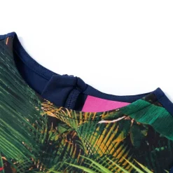 Kinderkleid mit Langen Ärmeln Marineblau 104