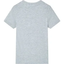 Kinder-Kurzarmshirt Grau 140