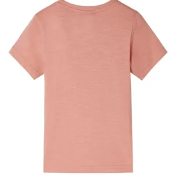 Kinder-Kurzarmshirt Hellorange 128