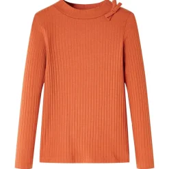 Kinder-Langarmshirt Dunkelorange 92