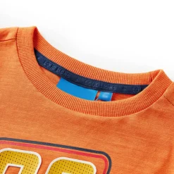 Kinder-Langarmshirt Dunkelorange 92