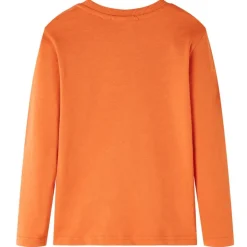 Kinder-Langarmshirt Dunkelorange 92