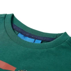 Kinder-Langarmshirt Grün 92