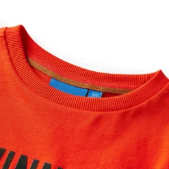 Kinder-Langarmshirt Hellorange 104