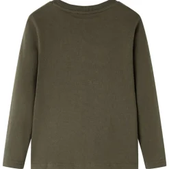 Kinder-Langarmshirt Khaki 92