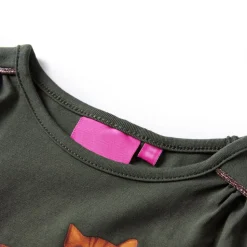 Kinder-Langarmshirt Khaki 92