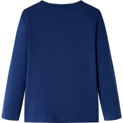 Kinder-Langarmshirt Marineblau 92