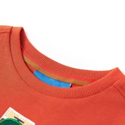Kinder-Langarmshirt Orange 140