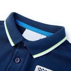 Kinder-Poloshirt Marineblau 116