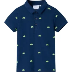 Kinder-Poloshirt Marineblau 92