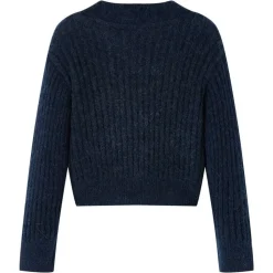 Kinder-Strickjacke Marineblau 104