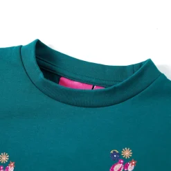 Kinder-Sweatshirt Dunkelgrün 104