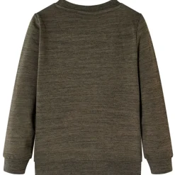 Kinder-Sweatshirt Dunkelkhaki Melange 104