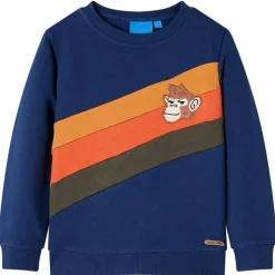 Kinder-Sweatshirt Marineblau 104
