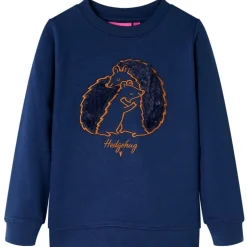 Kinder-Sweatshirt Marineblau 104
