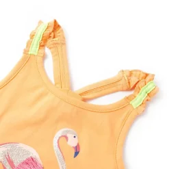 Kinder-Tanktop Hellorange 104