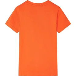 Kinder-T-Shirt Dunkelorange 116