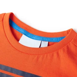 Kinder-T-Shirt Dunkelorange 116