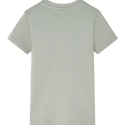 Kinder-T-Shirt Helles Khaki 140