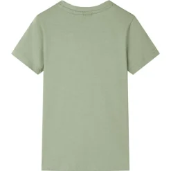 Kinder-T-Shirt Helles Khaki 116