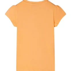 Kinder-T-Shirt Hellorange 116