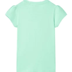 Kinder-T-Shirt Knallgrün 116