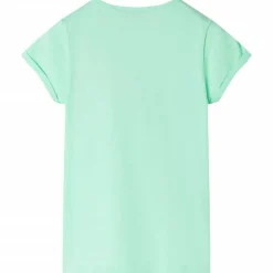 Kinder-T-Shirt Knallgrün 92