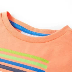 Kinder-T-Shirt Neonorange 128
