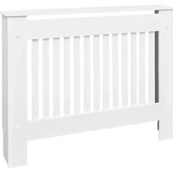 MDF Heizkörper-Abdeckung Heizkörperverkleidung 112 cm, weiß