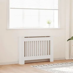 MDF Heizkörper-Abdeckung Heizkörperverkleidung 112 cm, weiß