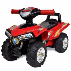 Rotes Aufsitz-Quad für Kinder mit Sound und Licht