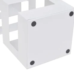 Schirmständer Schirmhalter Gehstock Stahl quadratisch weiß 48,5 cm