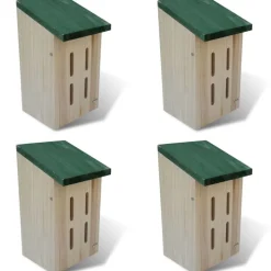Schmetterlingshaus 14 x 15 x 22 cm 4er-Set