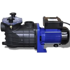 Schwimmbadpumpe Umwälzpumpe Poolpumpe Pumpe elektronik blau 500W