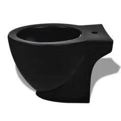 Standbidet Stand-Bidet Bodenstehend Bidet Keramik schwarz