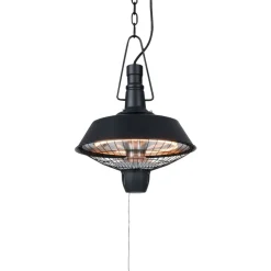 Sunred Deckenheizstrahler Indus 2100 W Halogen Schwarz RSH16