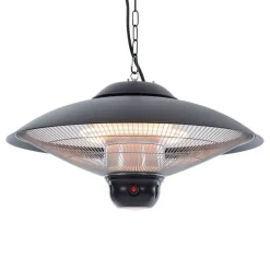 Sunred Deckenheizstrahler Sirius 2100 W Halogen Schwarz CE09B