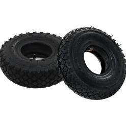 vidaXL 2 Reifen 2 Schläuche 3,00 - 4 260 x 85 für Sackkarren Gummi
