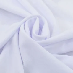 vidaXL 2 Stück Stretch-Tischdecken mit Rand Weiß 120x74 cm