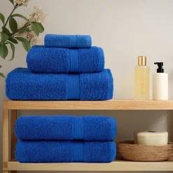 vidaXL 12 tlg. Premium-Handtuch-Set SOLUND Blau 600 g/m²