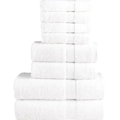 vidaXL 8 tlg. Premium-Handtuch-Set SOLUND Weiß 600 g/m²