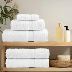 vidaXL 8 tlg. Premium-Handtuch-Set SOLUND Weiß 600 g/m²