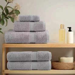 vidaXL 12 tlg. Premium-Handtuch-Set SOLUND Grau 600 g/m²