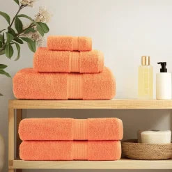 vidaXL 12 tlg. Premium-Handtuch-Set SOLUND Orange 600 g/m²
