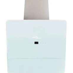 vidaXL Abzughaube Dunstabzug Hartglas Weiß 600 mm