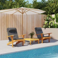 vidaXL Adirondack-Auflagen 2 Stk. Anthrazit Oxford-Gewebe